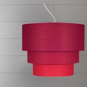 Tiered Drum Lampshade